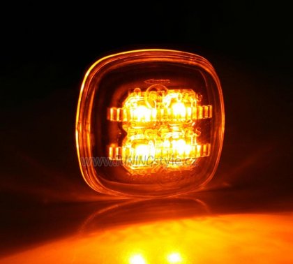 Blinkry boční LED Škoda Octavia / Fabia / Roomster chrom kouřové