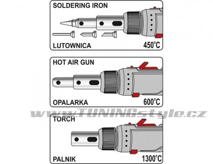 Pájka plynová 3v1, 30-70W,30ML
