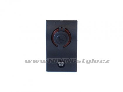 Panel 1x 12V zásuvka zapalovače, pojistka 10A