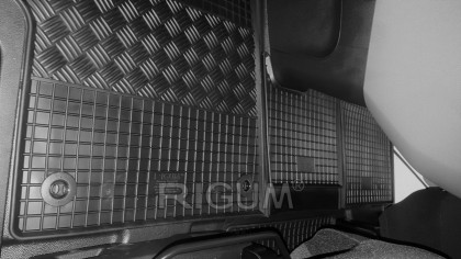 Gumové koberce 2 místa RIGUM - Citroen Jumpy 16- LUX+TUNEL