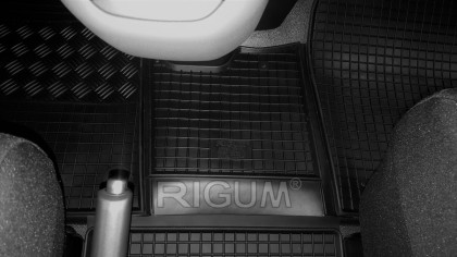 Gumové koberce 2 místa RIGUM - Citroen Jumpy 16- LUX+TUNEL