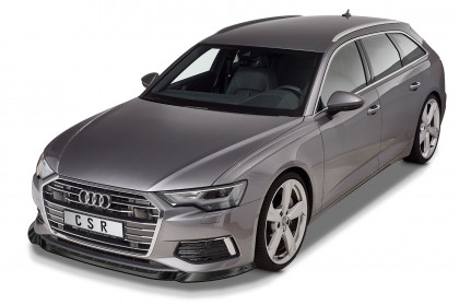 Spoiler pod přední nárazník CSR CUP - Audi A6 C8 (F2) carbon look lesklý 