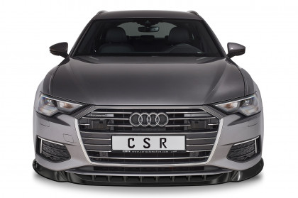 Spoiler pod přední nárazník CSR CUP - Audi A6 C8 (F2) černý lesklý 