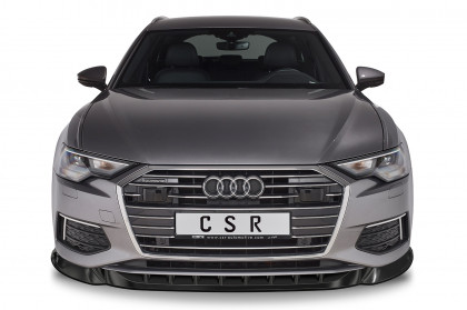 Spoiler pod přední nárazník CSR CUP - Audi A6 C8 (F2) černý matný 