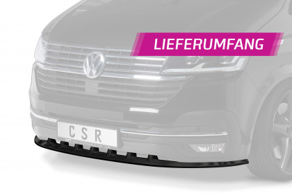 Spoiler pod přední nárazník CSR CUP - VW T6.1 Multivan 2019 carbon look matný