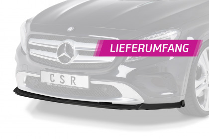Spoiler pod přední nárazník CSR CUP - Mercedes Benz GLA (X156) černý lesklý