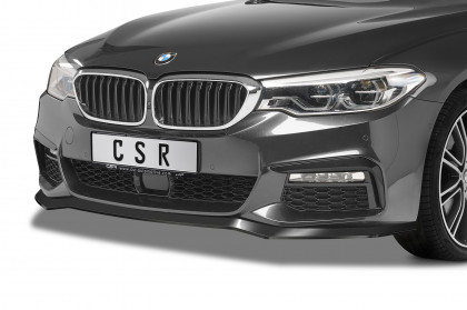 Spoiler pod přední nárazník CSR CUP - BMW 5 G30/G31 17-20 M-Paket černý lesklý