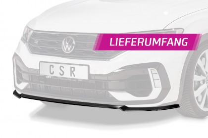 Spoiler pod přední nárazník CSR CUP - VW T-Roc R (A1) carbon matný 