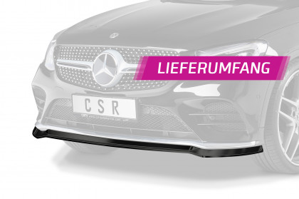 Spoiler pod přední nárazník CSR CUP - Mercedes Benz GLC C253 Coupe carbon lesklý