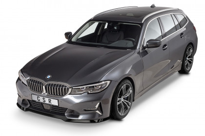 Spoiler pod přední nárazník CSR CUP - BMW 3 (G20/G21) 19- černý lesklý