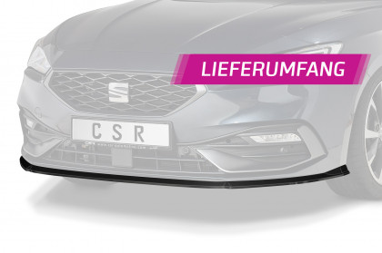 Spoiler pod přední nárazník CSR CUP -Seat Leon 4 (KL) carbon lesklý