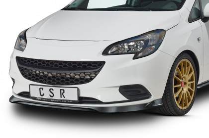 Spoiler pod přední nárazník CSR CUP - Opel Corsa E carbon lesklý