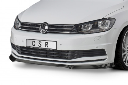 Spoiler pod přední nárazník CSR CUP - VW Touran II (5T) carbon lesklý