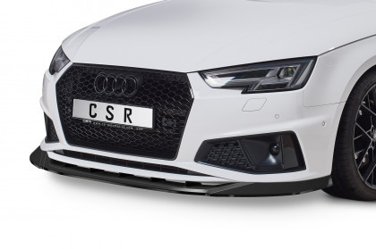 Spoiler pod přední nárazník CSR CUP - Audi A4 B9 18-19 S-Line carbon matný