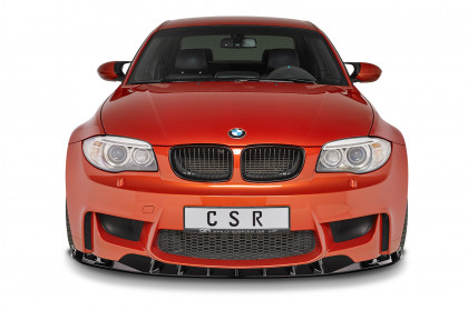 Spoiler pod přední nárazník CSR CUP - BMW 1 E82 M Coupe černý matný