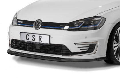 Spoiler pod přední nárazník CSR CUP - VW e-Golf VII černý lesklý