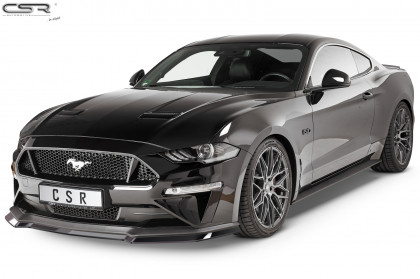 Spoiler pod přední nárazník CSR CUP - Ford Mustang VI 17- carbon lesklý