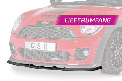 Spoiler pod přední nárazník CSR CUP - Mini R56 John Cooper Works černý lesklý