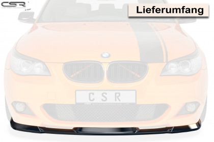 Spoiler pod přední nárazník CSR CUP - BMW 5 E60/E61 M-Paket černý lesklý