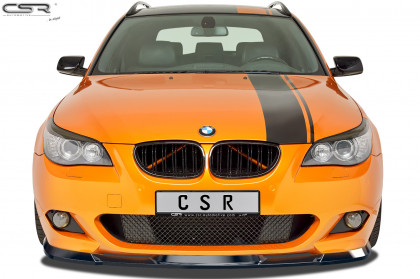 Spoiler pod přední nárazník CSR CUP - BMW 5 E60/E61 M-Paket černý lesklý