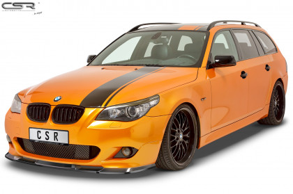 Spoiler pod přední nárazník CSR CUP - BMW 5 E60/E61 M-Paket carbon lesklý