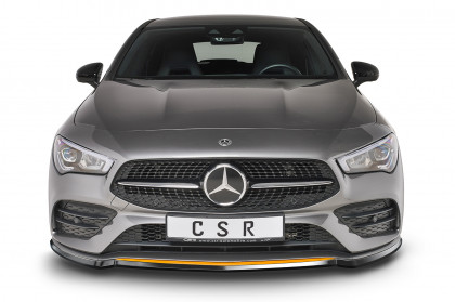 Spoiler pod přední nárazník CSR CUP - Mercedes Benz CLA C118/X118 AMG-Line černý lesklý