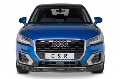 Spoiler pod přední nárazník CSR CUP - Audi Q2 S-Line černý matný