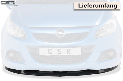 Spoiler pod přední nárazník CSR CUP - Opel Corsa D OPC carbon lesklý