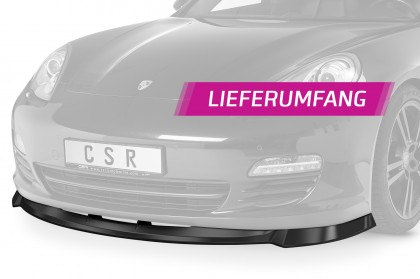 Spoiler pod přední nárazník CSR CUP - Porsche Panamera 970 černý lesklý