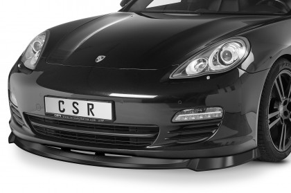 Spoiler pod přední nárazník CSR CUP - Porsche Panamera 970 černý matný