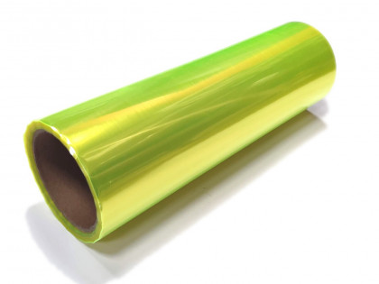 Samolepící stylingová transparetní folie žlutá neon 30cm 