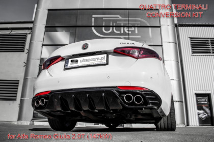 Sportovní nerezový výfuk ULTER SPORT Alfa Romeo Giulia 16- duplex 2x80mm