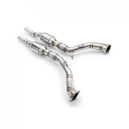 Downpipe AUDI A6, S4, S6, RS4 B5, Allroad C5 2.7 T + tłumik