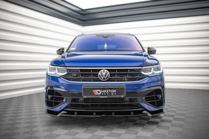 Spojler pod nárazník lipa V.2 Volkswagen Tiguan R Mk2 Facelift černý lesk