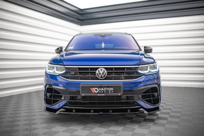 Spojler pod nárazník lipa V.2 Volkswagen Tiguan R Mk2 Facelift carbon look