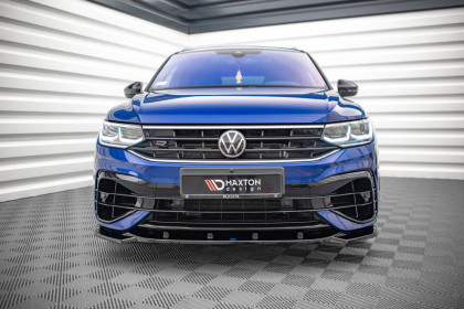 Spojler pod nárazník lipa V.3 Volkswagen Tiguan R Mk2 Facelift černý lesk