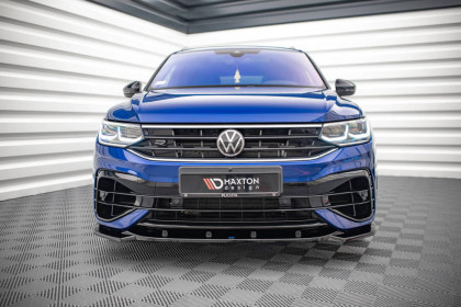 Spojler pod nárazník lipa V.3 Volkswagen Tiguan R Mk2 Facelift carbon look