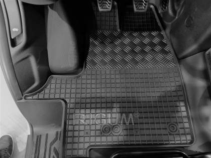 Gumové koberce RIGUM - Ford Tourneo/Transit Custom (1+2) 3 místa 12-