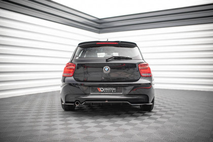 Spoiler zadního nárazníku BMW 1 F20 s křidélky, carbon look