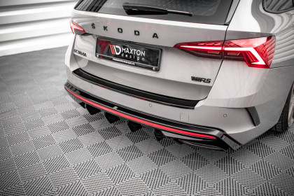Difuzor zadního nárazníku Škoda Octavia RS Mk4 textura ABS