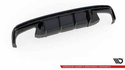 Difuzor zadního nárazníku Škoda Octavia RS Mk4 textura ABS