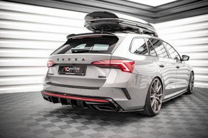 Splittery zadní boční V.4 Škoda Octavia RS Mk4 textura ABS