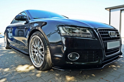 Prahové lišty Audi A5 S-line 07-11 černý lesklý plast