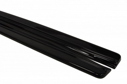 Prahové lišty Audi A5 S-line 07-11 černý lesklý plast