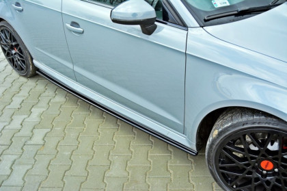 Prahové lišty Audi RS3 8VA 15- carbon look