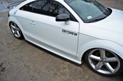 Prahové lišty Audi TT MK2 RS 09-14 černý lesklý plast