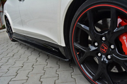 Prahové lišty Honda Civic IX Type R 2015- carbon look