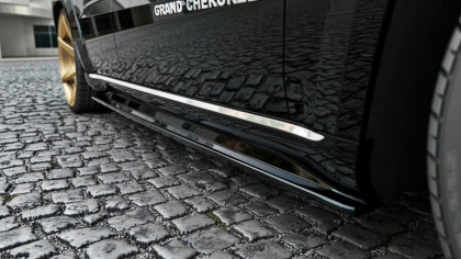 Prahové lišty Jeep Grand Cherokee WK2 Summit 14- černý lesklý plast