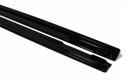 Prahové lišty Mazda 3 MPS MK1 06-08 černý lesklý plast