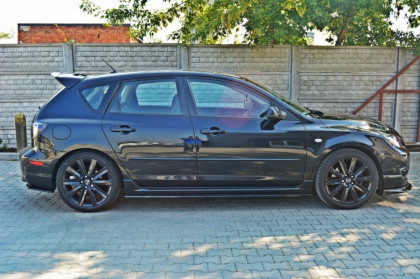 Prahové lišty Mazda 3 MPS MK1 06-08 carbon look